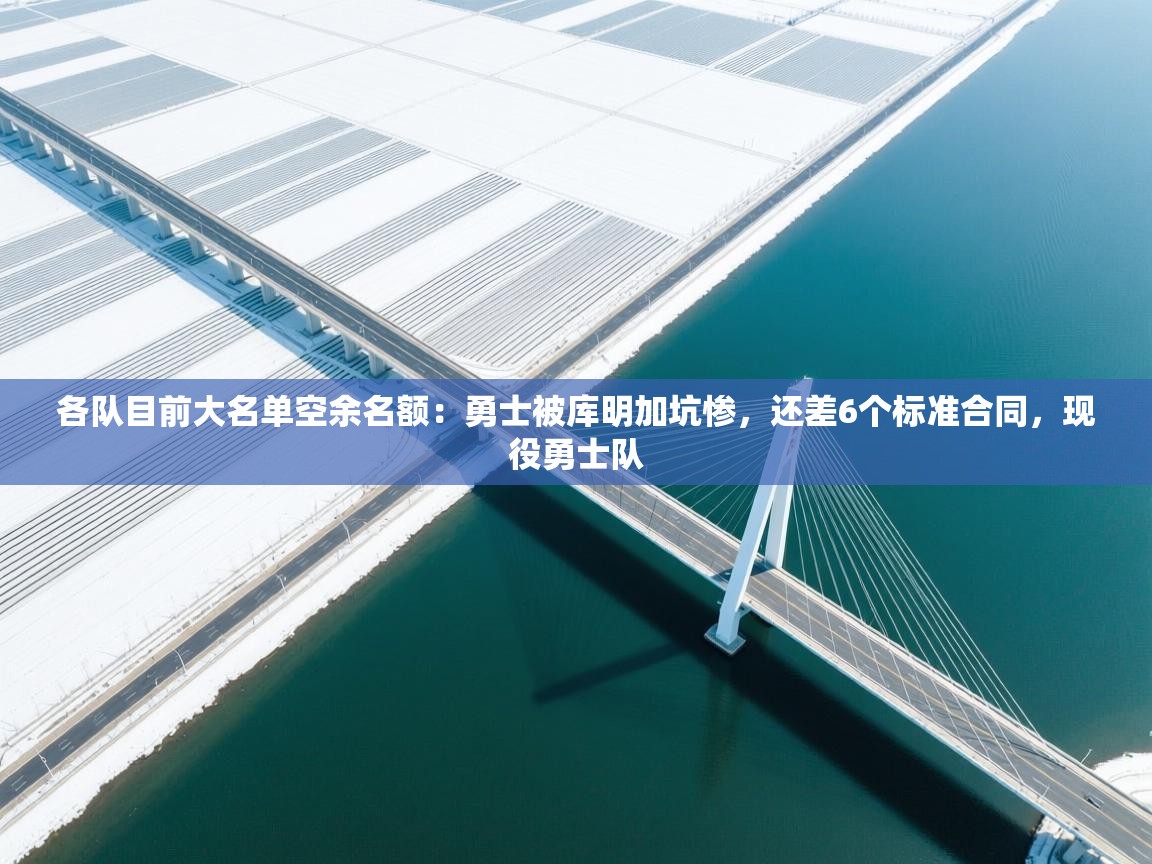 各队目前大名单空余名额：勇士被库明加坑惨，还差6个标准合同，现役勇士队